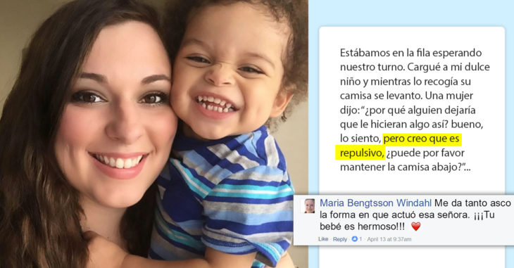 Una mujer llama "repulsivo" a su hijo, y esta es su genial respuesta