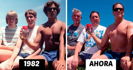 Recrean la misma fotografía durante 35 años; el resultado es encantador