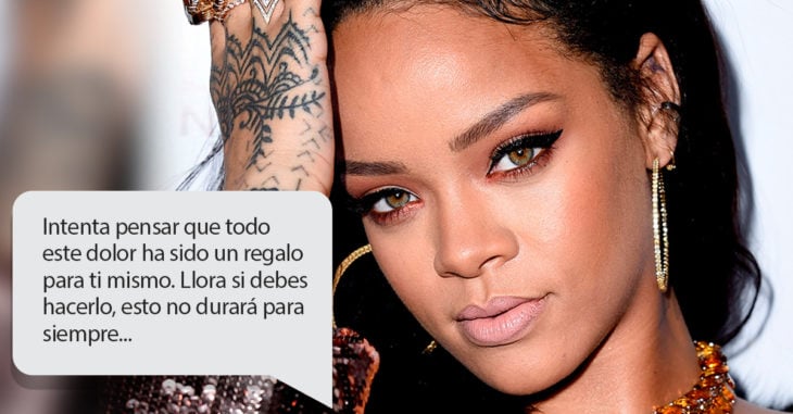 Rihanna le dio el mejor consejo a uno de fans para superar una ruptura amorosa 