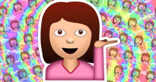 Conoce el significado del emoji de la chica con la mano levantada; te sorprenderá