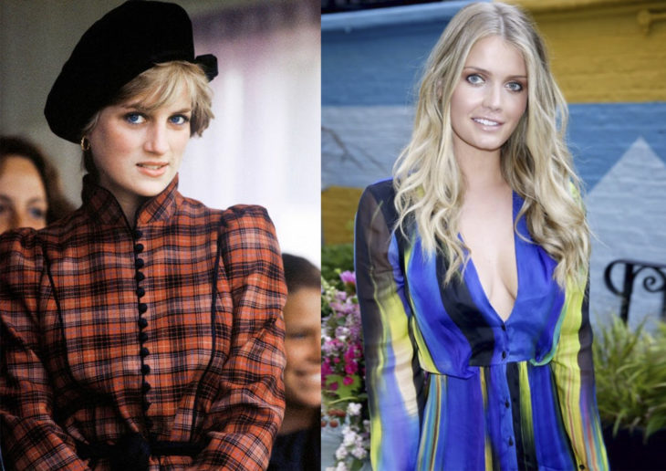 Lady Di en comparación con su sobrina Kitty Spencer