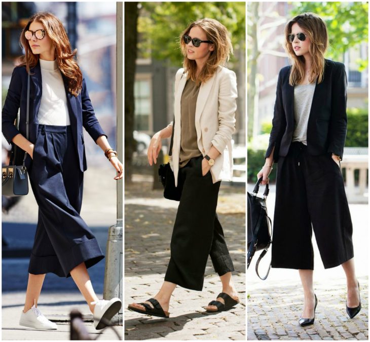 blazer + culotte