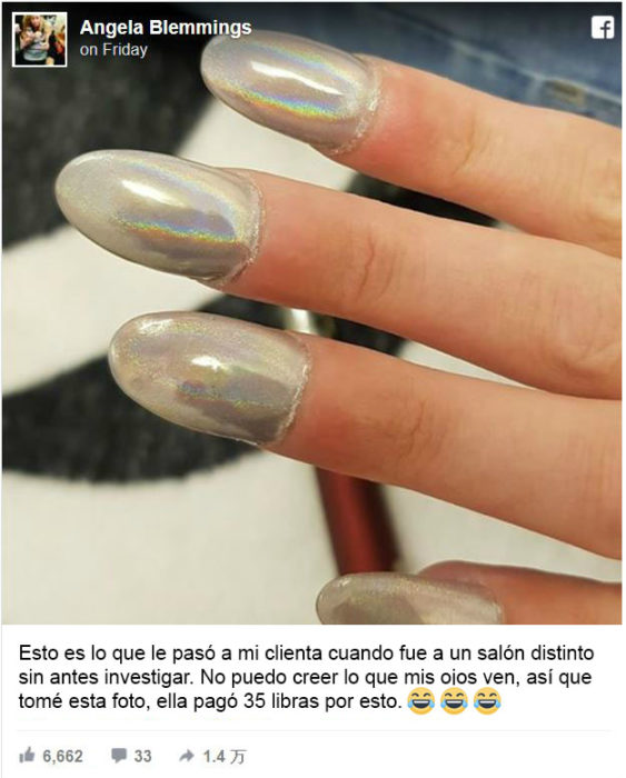 peor manicura de la historia