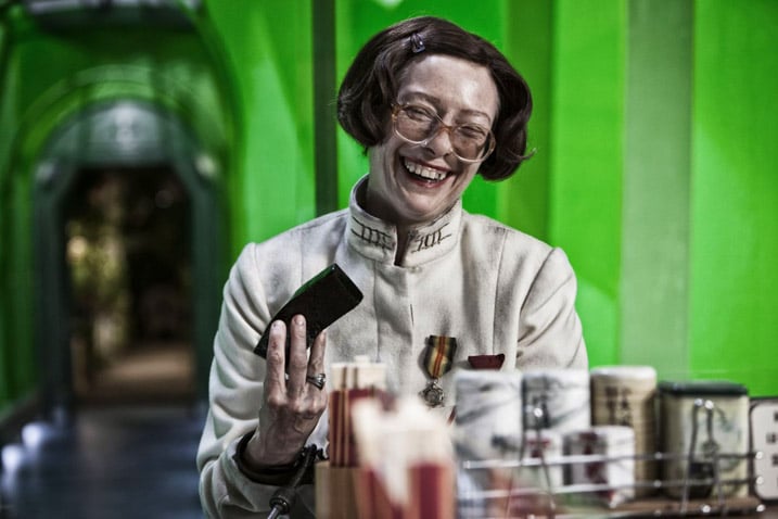 Tilda Swilton en el papel de Ministra Mason de la película 'El expreso del miedo'