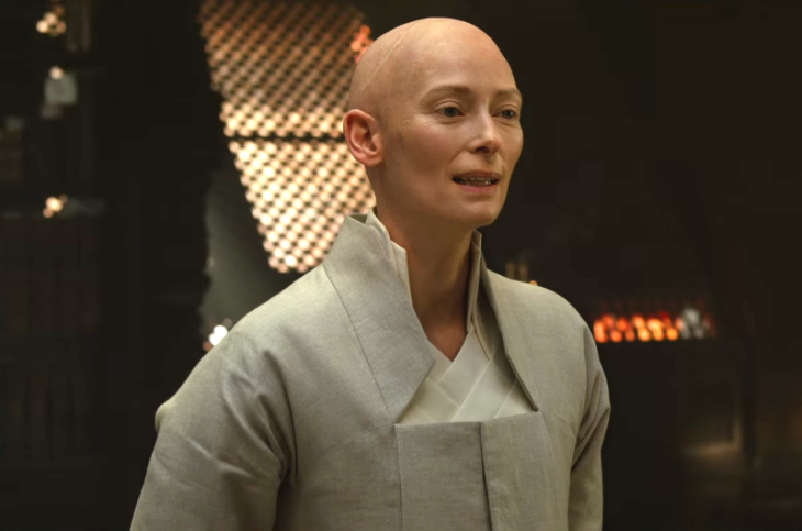 Twilda Swilton en el papel de El Ancestral de la película 'Doctor Strange'