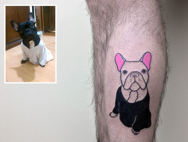 bull dog tattoo
