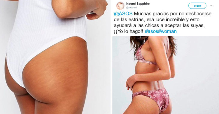 ASOS crea campaña con modelos que muestran sus estrías con mucho orgullo