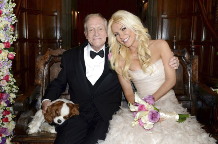  Hugh Hefner y Crystal Harris 