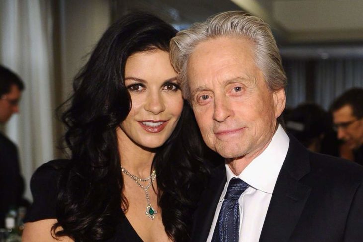 Catherine Z Jones y Michael Douglas