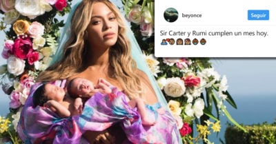 Increíble fotografía presenta los gemelos de Beyoncé al mundo; bienvenidos Carter y Rumi