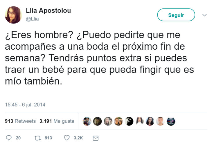 Comentarios en Twitter de Chica que conoció a su cita en twitter