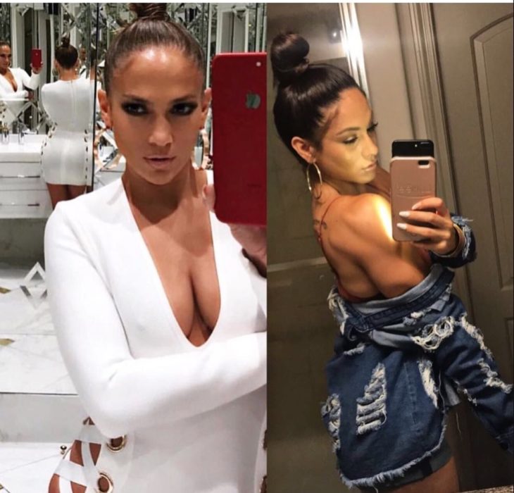 Chica que es identica a jennifer Lopez