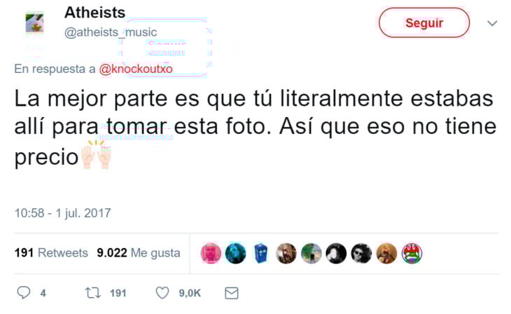 Respuesta en twitter a comentarios de Chico arrestado por acosar a una chica 