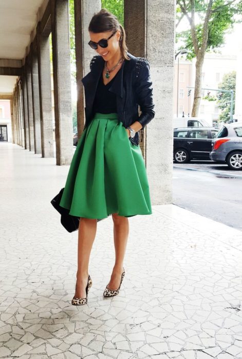 Outfit verde