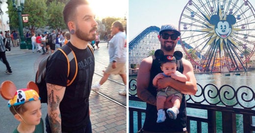 30 Fotos que demuestran que los hombres más guapos y tiernos se encuentran en Disney, ¡con sus hijos! Parte 2