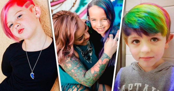 Esta mamá fue criticada por teñir el cabello de su hija; ahora marca tendencia en Instagram 
