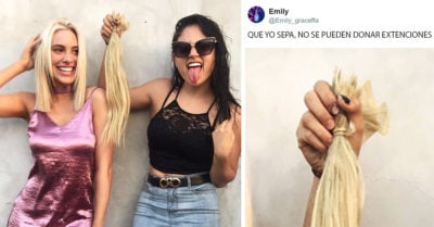 Famosa Youtuber fingió donar su cabello; eran extensiones teñidas y ahora se convirtió en meme