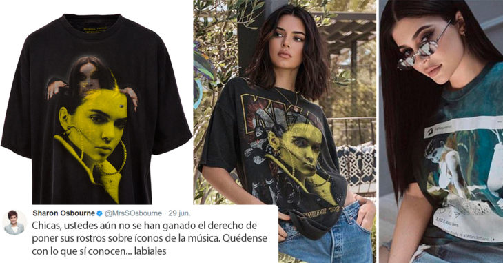 Kendall y Kylie hicieron enojar a Internet con su línea de playeras ‘vintage’; Sharon Osbourne contestó furiosa