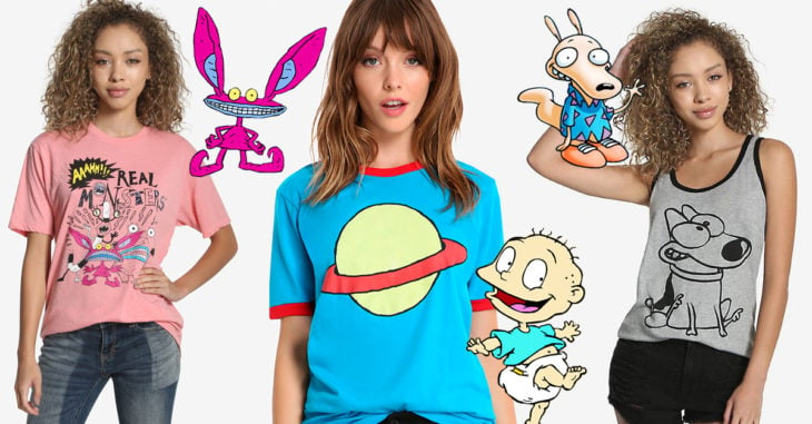 Nickelodeon lanza línea de ropa inspirada en los 90; es lo más fantástico que verás hoy