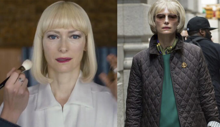 Tilda Swinton interpretando el papel de Lucy Mirando/ Nancy Mirando en la película 'Okja' de 2017