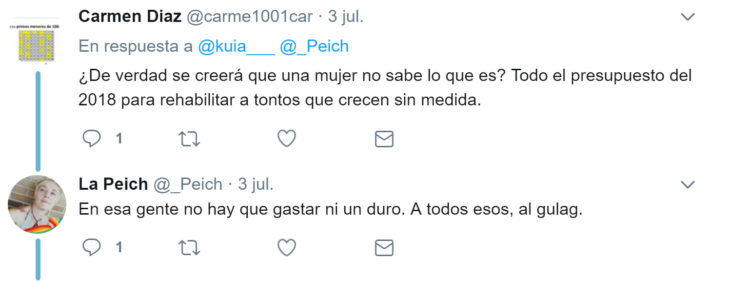 Respuesta a comentario machista en twitter 