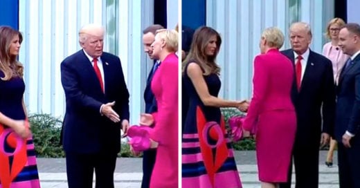 Trump ha sido rechazado por la primera dama de Polonia