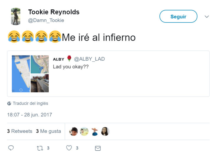 Comentarios en twitter chico que quedó atrapado en el lodo 