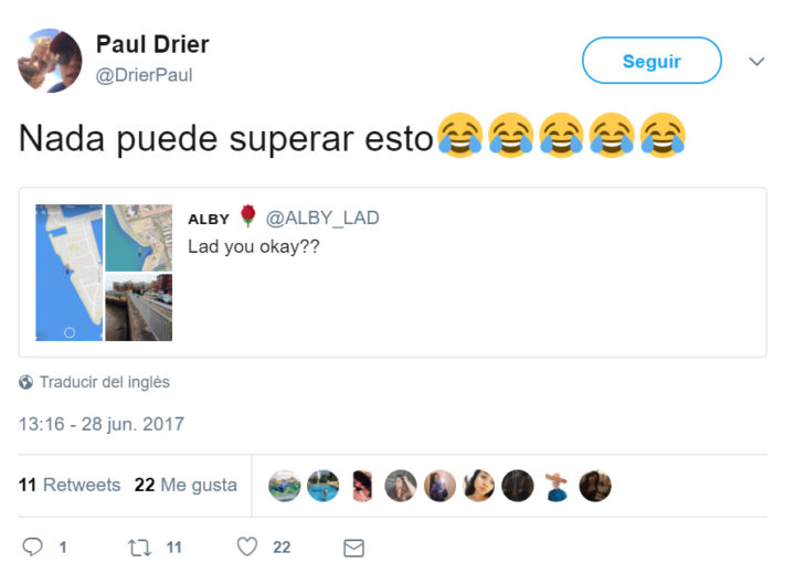 Comentarios en twitter chico que quedó atrapado en el lodo 