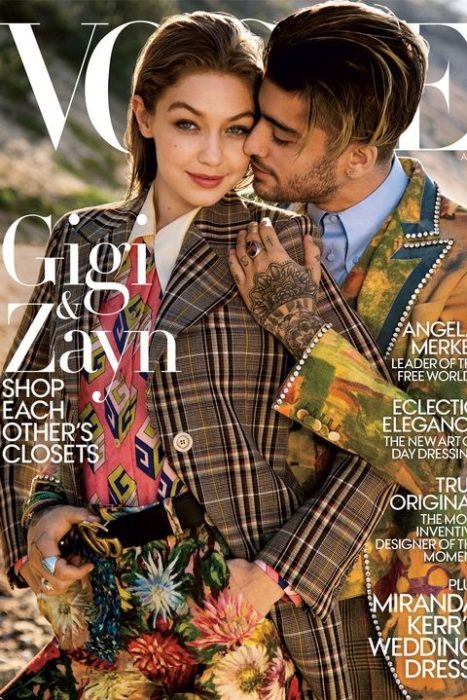 Zaynk y Gigi portada de la revista Vogue 