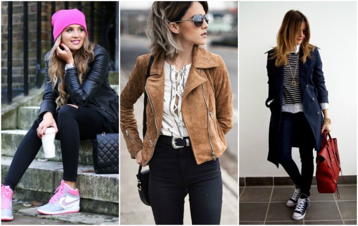 Chicas con chaquetas 