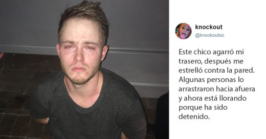 Este acosador terminó llorando después de ser arrestado 