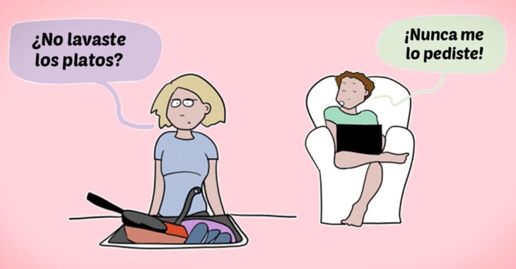 Me lo podrías haber pedido; el cómic francés que retrata las excusas de los hombres en el hogar