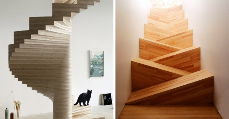 15 Increíbles escaleras modernas que te van a fascinar 