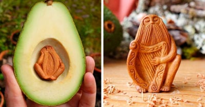 Artista irlandés recoge las semillas de aguacate que tú tiras y las convierte en arte