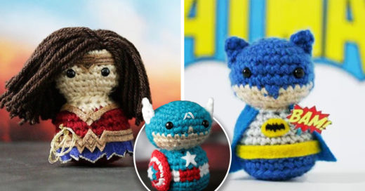 Estos muñecos de crochet están enamorando a todo Internet con su tamaño miniatura