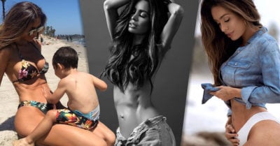 Modelo fitness presume su embarazo de 6 meses y es duramente criticada por su vientre casi plano
