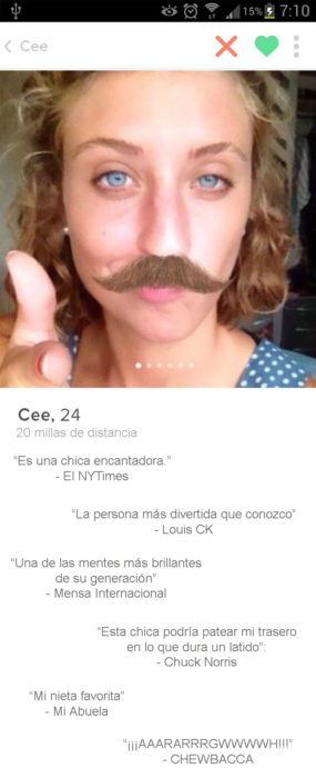 niña bigote