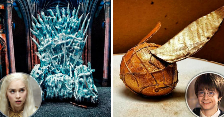 Chef hornea pasteles temáticos de Harry Potter y Game of Thrones; te encantarán sus creaciones