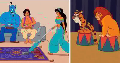 Retrata con exactitud cómo serían las películas de Disney si fueran realizadas en el 2017