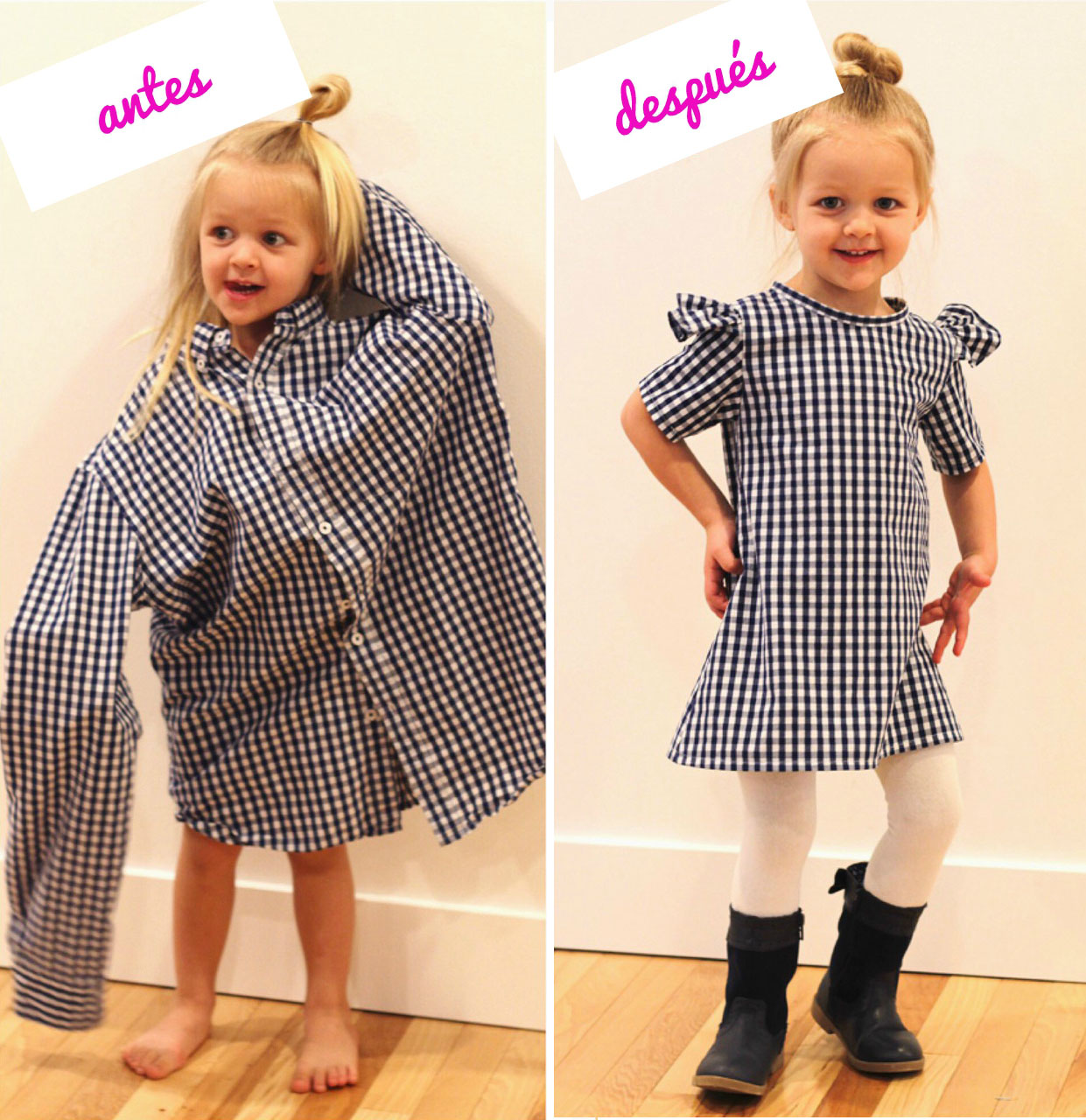 Creativa mamá transforma la ropa vieja en hermosos vestidos Creativa mamá transforma la ropa vieja en hermosos vestidos