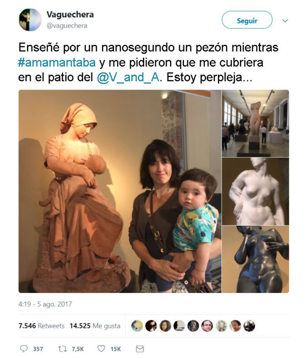 Mamá amamanta y le piden que deje de hacerlo