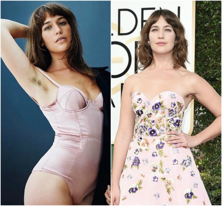 Lola Kirke axilas peludas