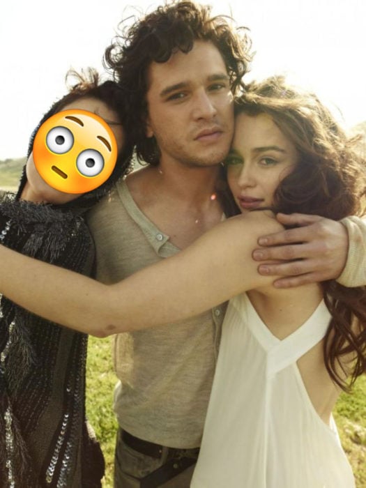 Emilia Clarke y Kit Harrington sesión de Rolling Stone