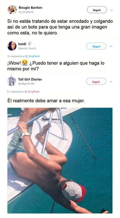 Comentarios de Twitter sobre chavo intenso que le toma buenas fotos a su novia