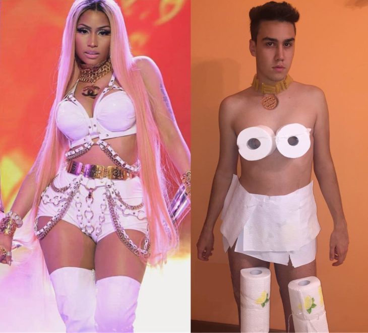 parodia con papel higienico de nicki minaj