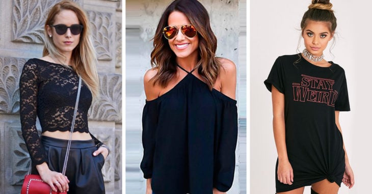 15 Blusas de color negro que merecen un lugar especial en tu guardarropa