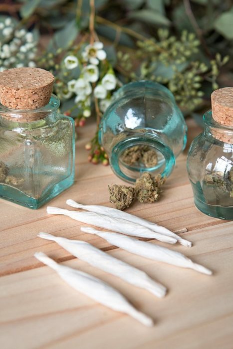 boda con una barra de cannabis para disfrutar de la fiesta 