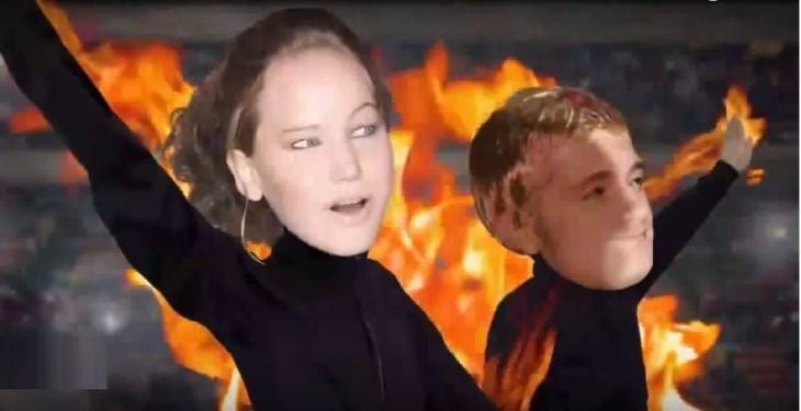 Katniss Everdeen y Peta 