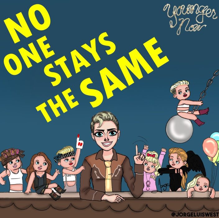 ilustracion diferentes Miley Cyrus 