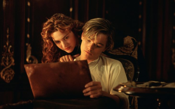 Escena de la película Titanic